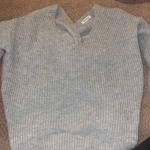 Gray sweater